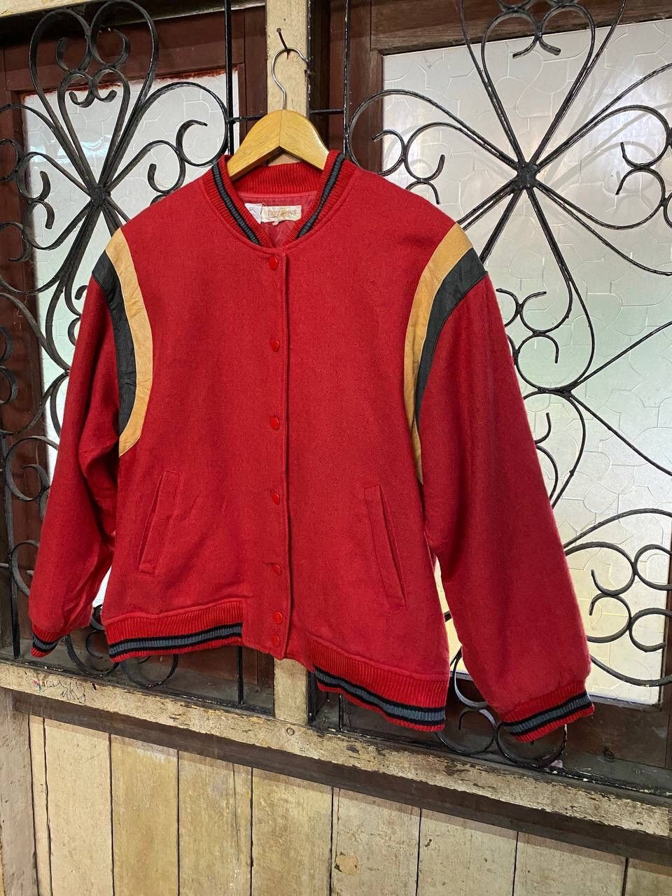 Japanese Brand Vintage Varsity Tent House Jacket Size US L / EU 52-54 / 3 - 3 Thumbnail