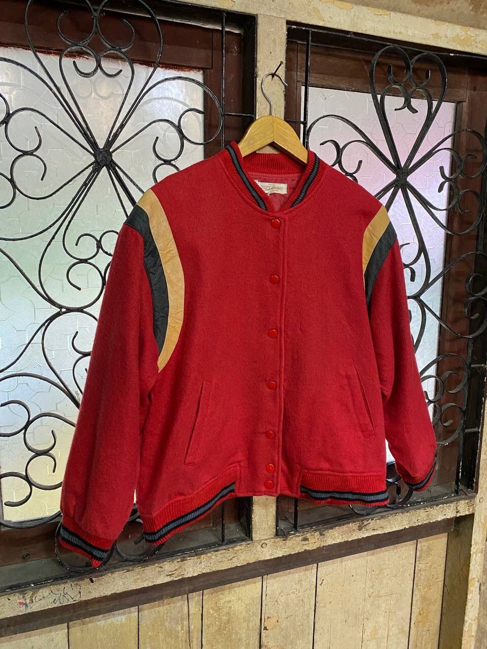 Japanese Brand Vintage Varsity Tent House Jacket Size US L / EU 52-54 / 3 - 2 Thumbnail