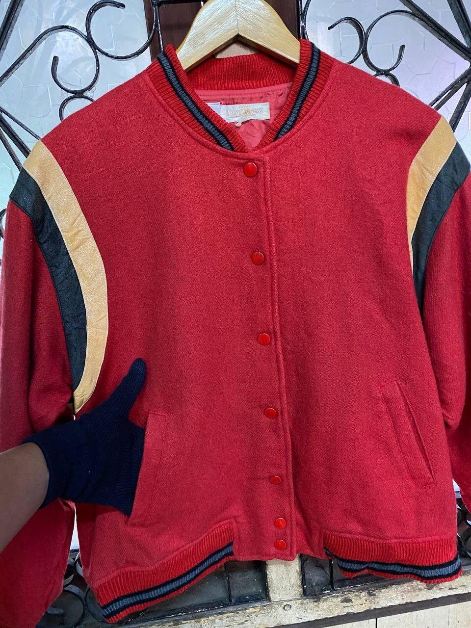 Japanese Brand Vintage Varsity Tent House Jacket Size US L / EU 52-54 / 3 - 4 Thumbnail