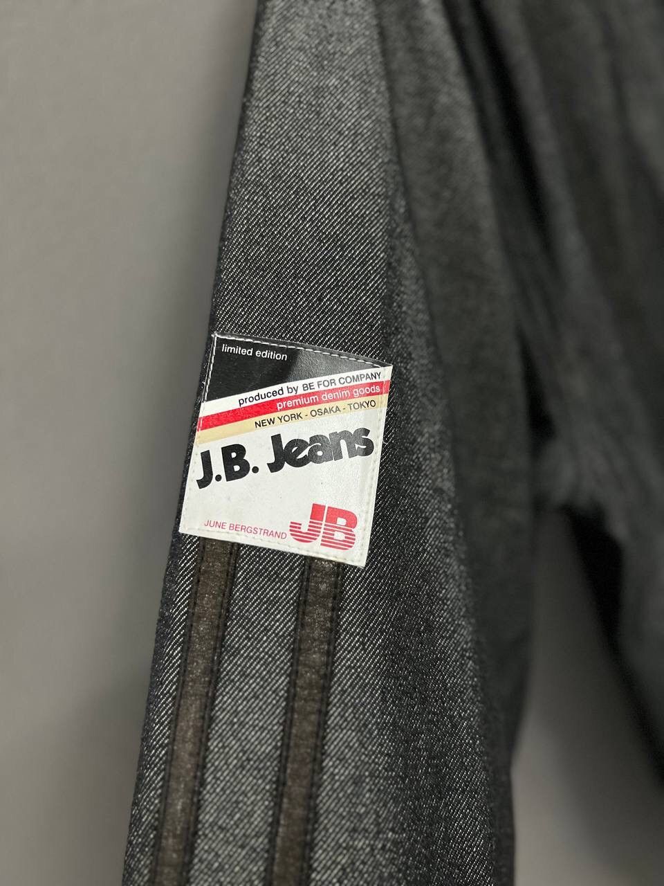 Japanese Brand JUNE BERGSTRAND JEANS JACKET Size US L / EU 52-54 / 3 - 6 Thumbnail