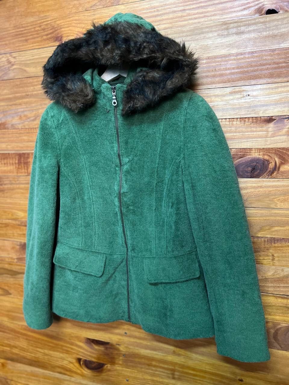 L.L. Bean L.L.BEAN WOOL WOMEN HOODIE JACKET Size US M / EU 48-50 / 2 - 3 Thumbnail