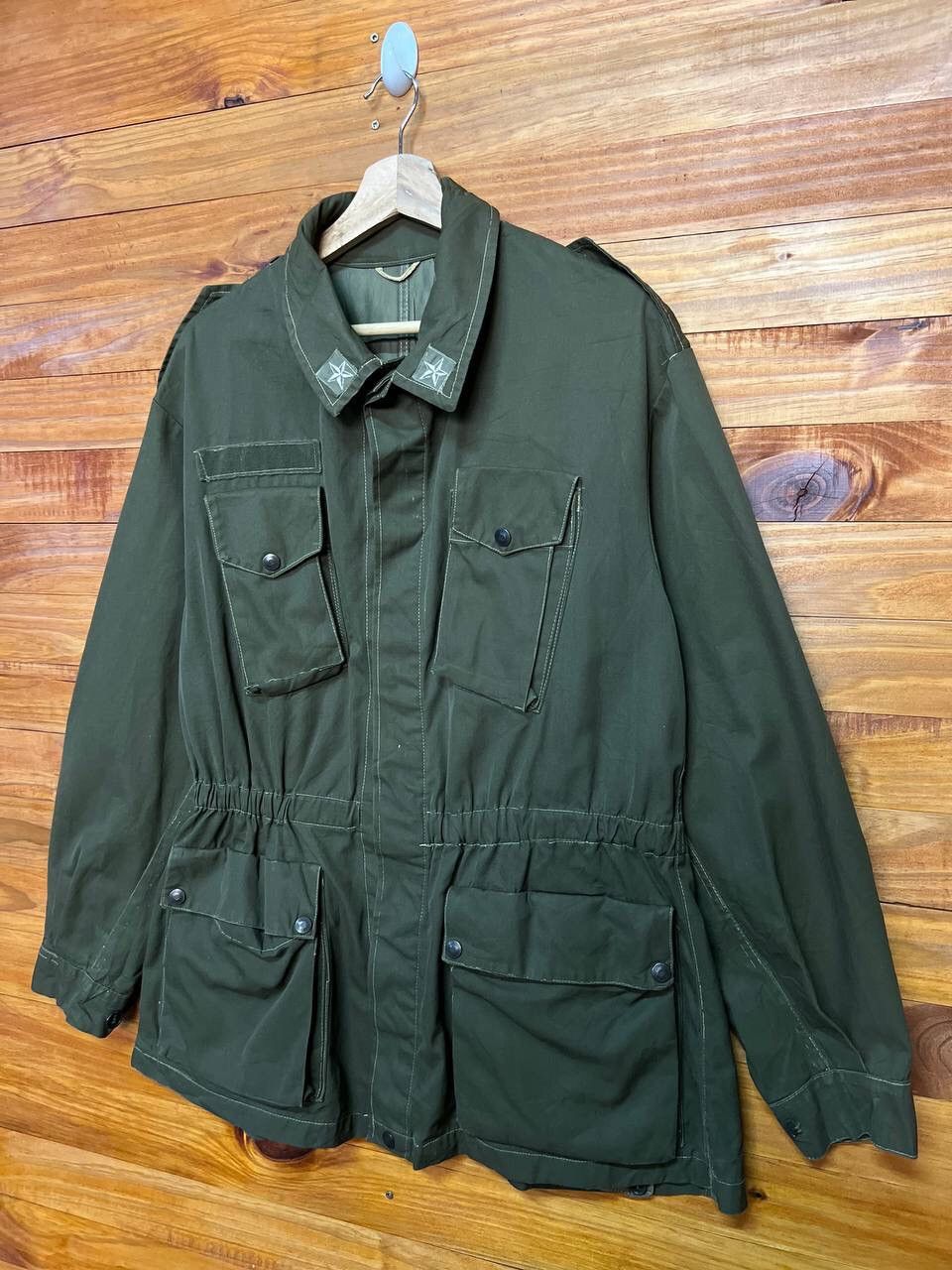 Vintage 🔥RARE🔥ITALIAN ARMY COMBAT JACKET Size US L / EU 52-54 / 3 - 3 Thumbnail