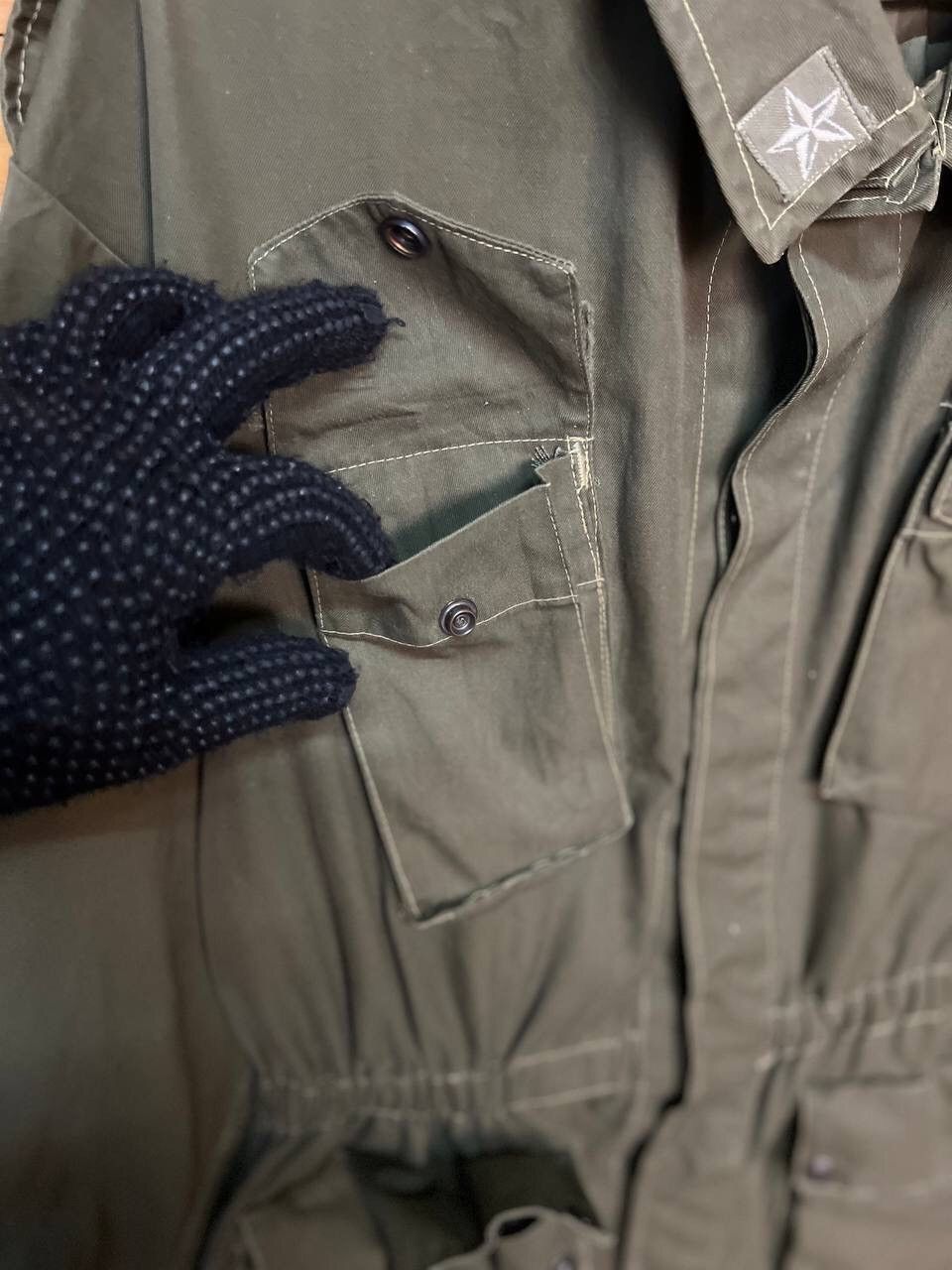 Vintage 🔥RARE🔥ITALIAN ARMY COMBAT JACKET Size US L / EU 52-54 / 3 - 5 Thumbnail