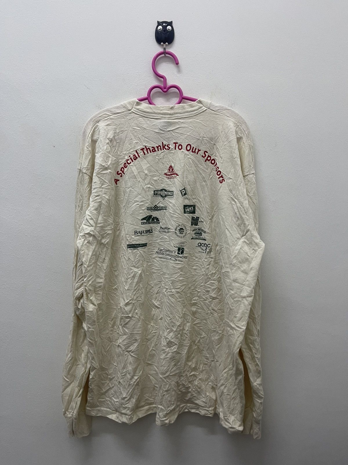 Fruit Of The Loom Rare 90s Vintage THE JINGLE BELL WALL For Arthritis 5k Tee Size US XL / EU 56 / 4 - 4 Thumbnail