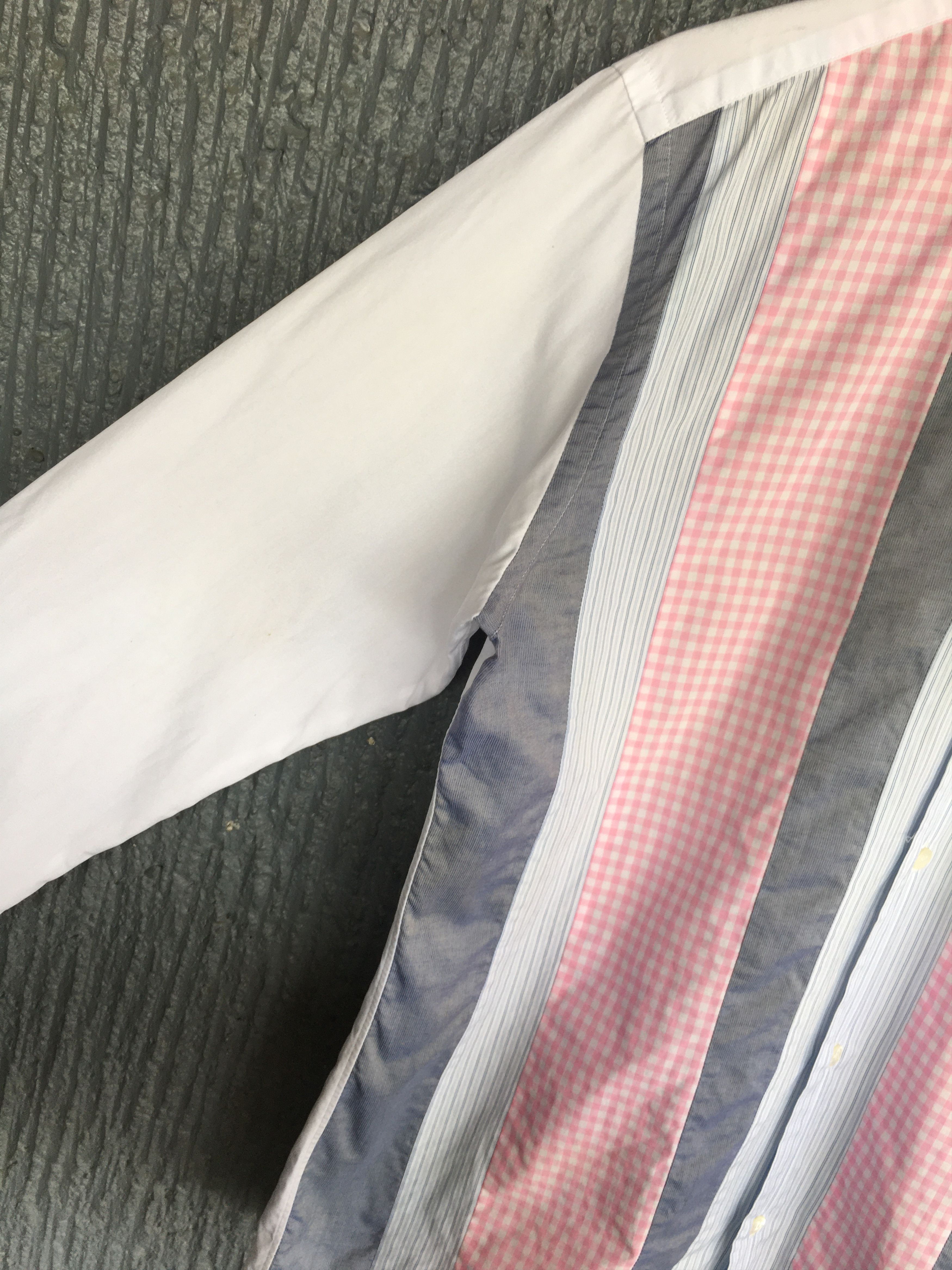 Comme des Garcons Homme Deux Homme Deux CDG Button Up Stripe Shirt Size US S / EU 44-46 / 1 - 4 Thumbnail