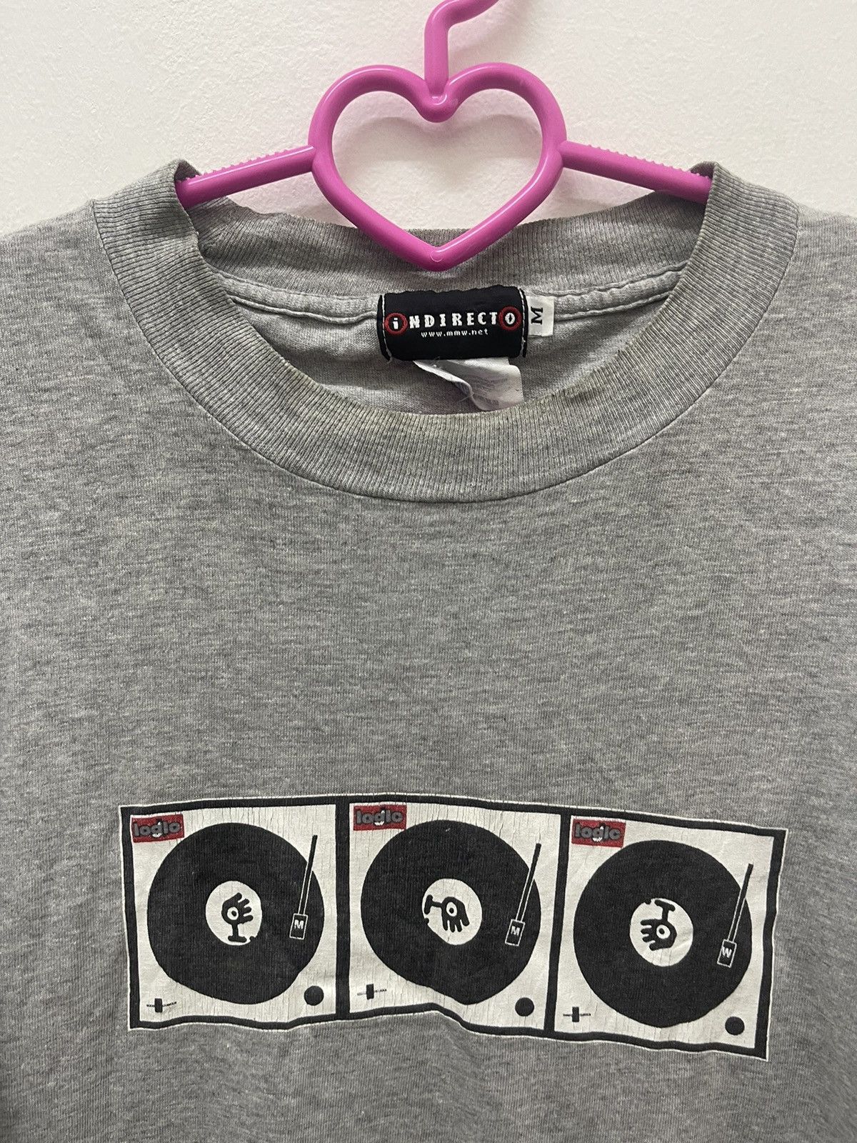 Band Tees Rare Vintage INDIRECTO Records Logic MMW Tee Size US M / EU 48-50 / 2 - 2 Thumbnail