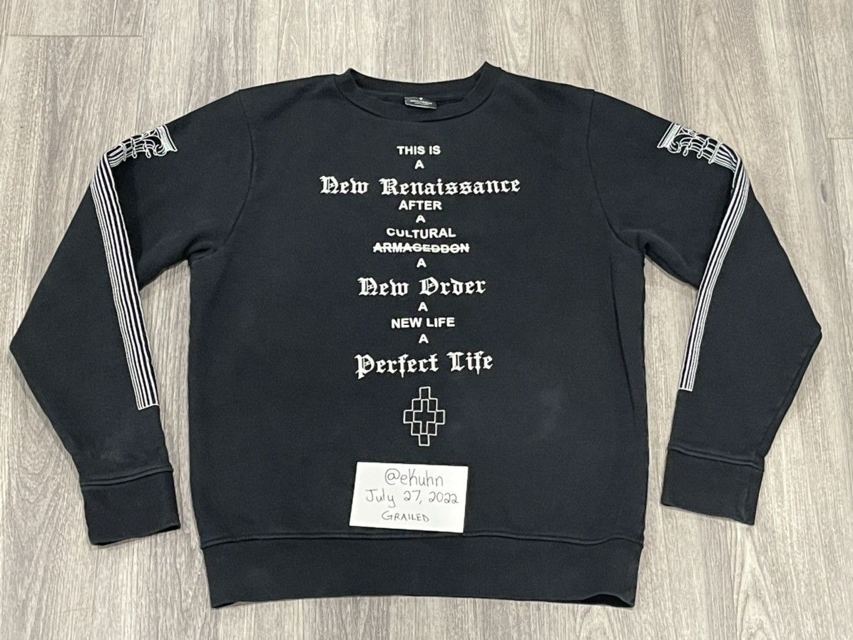 Marcelo Burlon Marcelo Burlon "New Order" Sweatshirt Sz. M Size US M / EU 48-50 / 2 - 5 Thumbnail