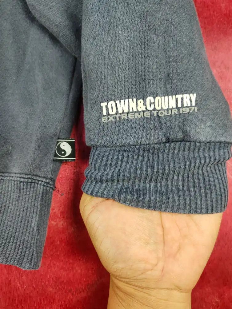 Japanese Brand T&C Surf Design Gray faded worn vintage Sweatshirt #4831 Size US M / EU 48-50 / 2 - 7 Thumbnail