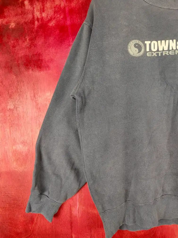 Japanese Brand T&C Surf Design Gray faded worn vintage Sweatshirt #4831 Size US M / EU 48-50 / 2 - 9 Thumbnail