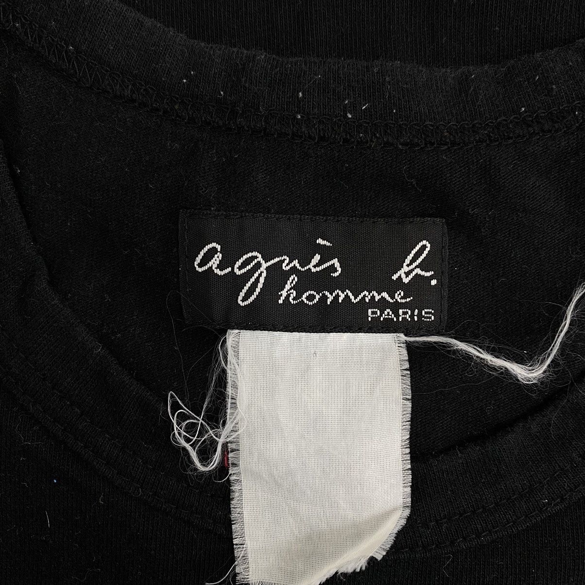 agnes b. AGNES B PARIS French Designer Lizard Print Black ShortSleeve Size US M / EU 48-50 / 2 - 3 Thumbnail