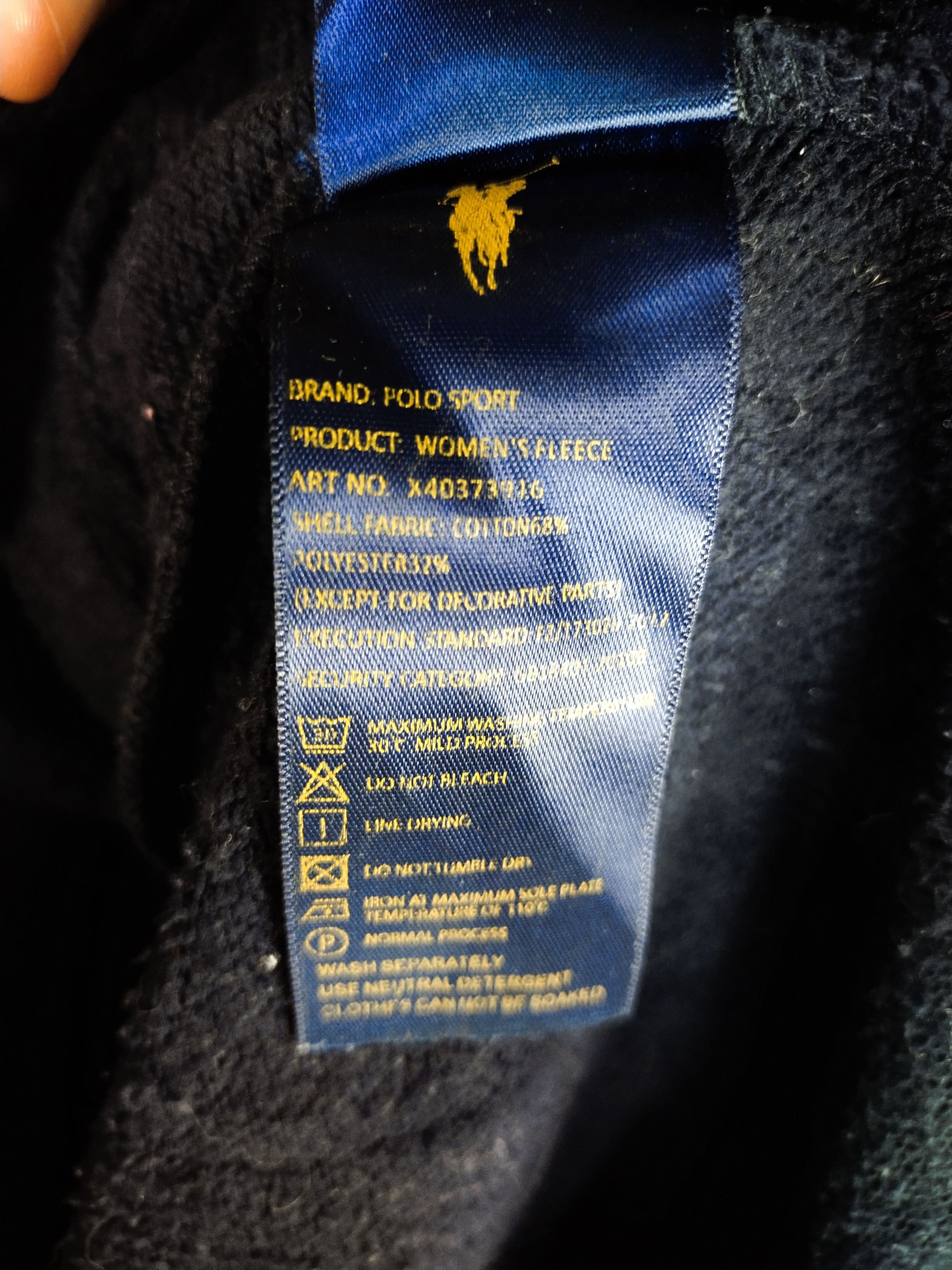 Polo Ralph Lauren Polo Sport star black sweatshirt hoodie #S144 Size M / US 6-8 / IT 42-44 - 10 Thumbnail