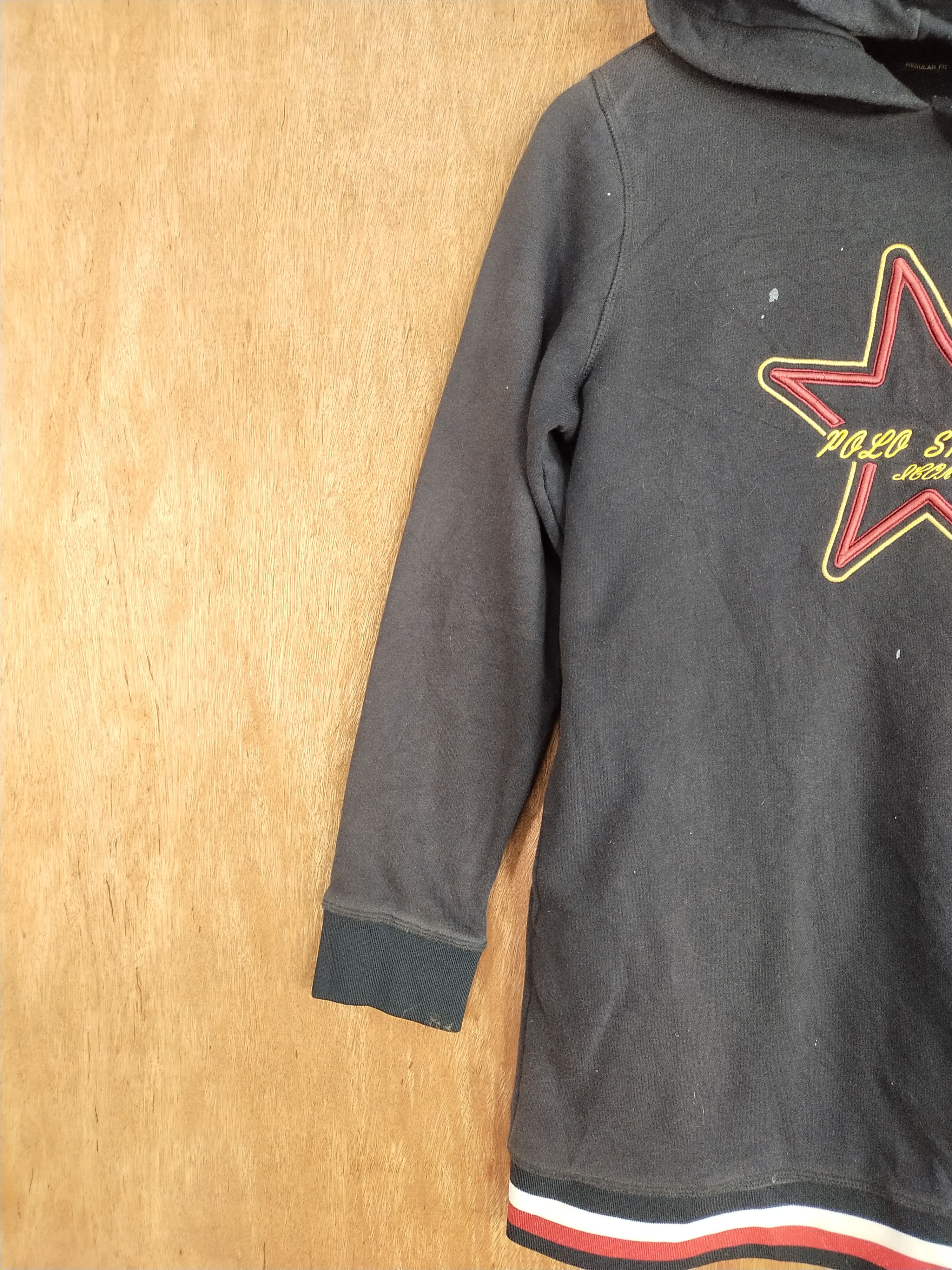 Polo Ralph Lauren Polo Sport star black sweatshirt hoodie #S144 Size M / US 6-8 / IT 42-44 - 5 Thumbnail