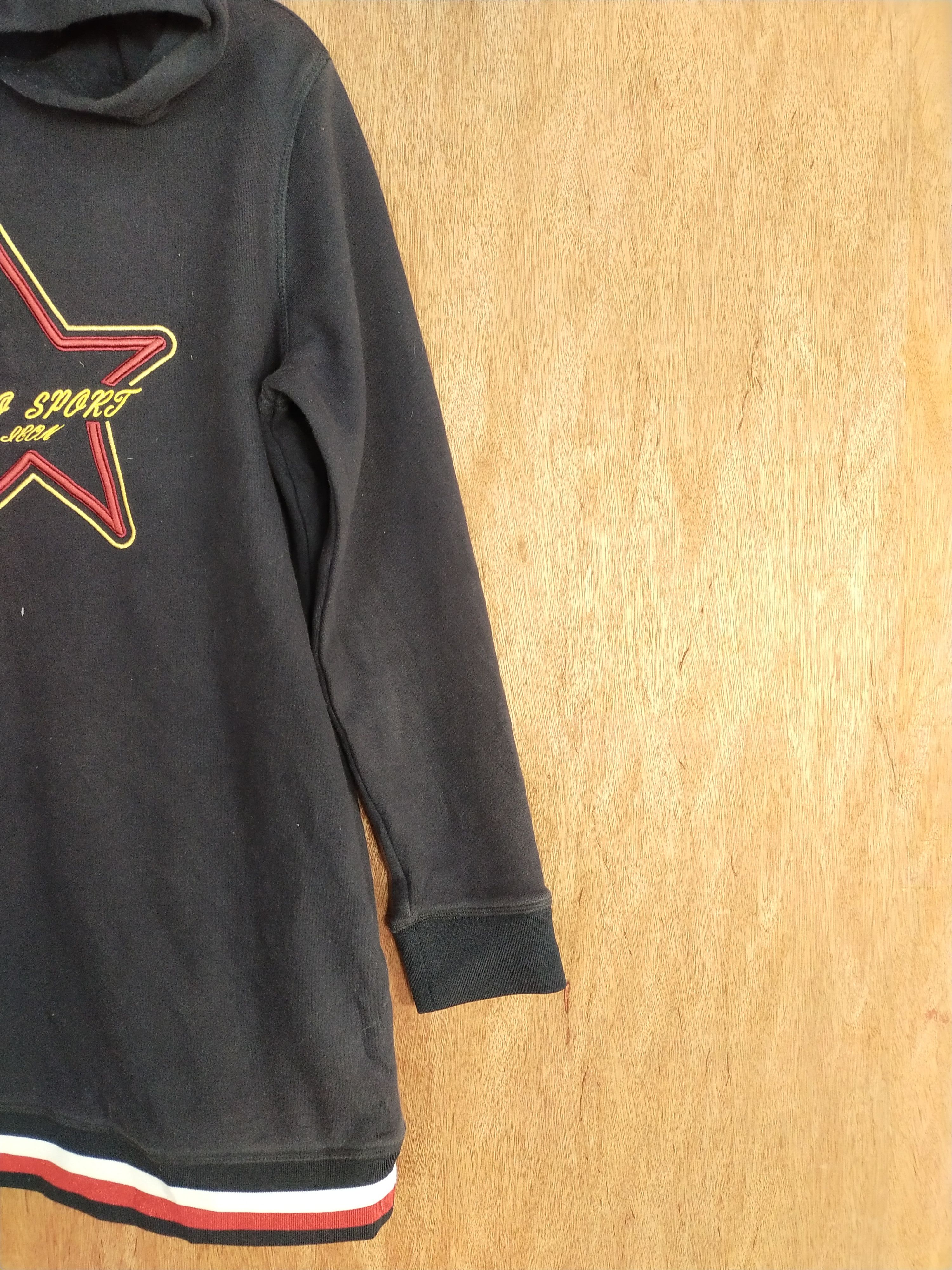 Polo Ralph Lauren Polo Sport star black sweatshirt hoodie #S144 Size M / US 6-8 / IT 42-44 - 4 Thumbnail