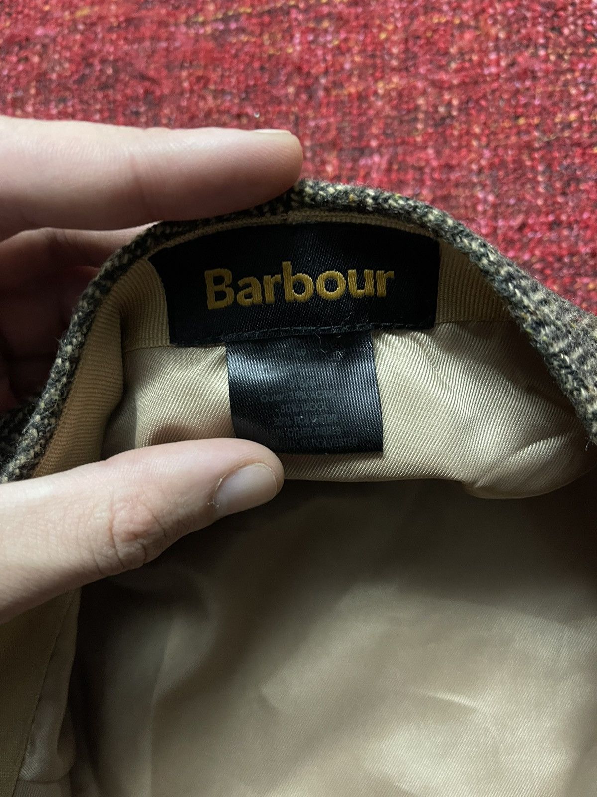 Barbour × Vintage Barbour 00s vintage wool hunter cap Size ONE SIZE - 5 Thumbnail