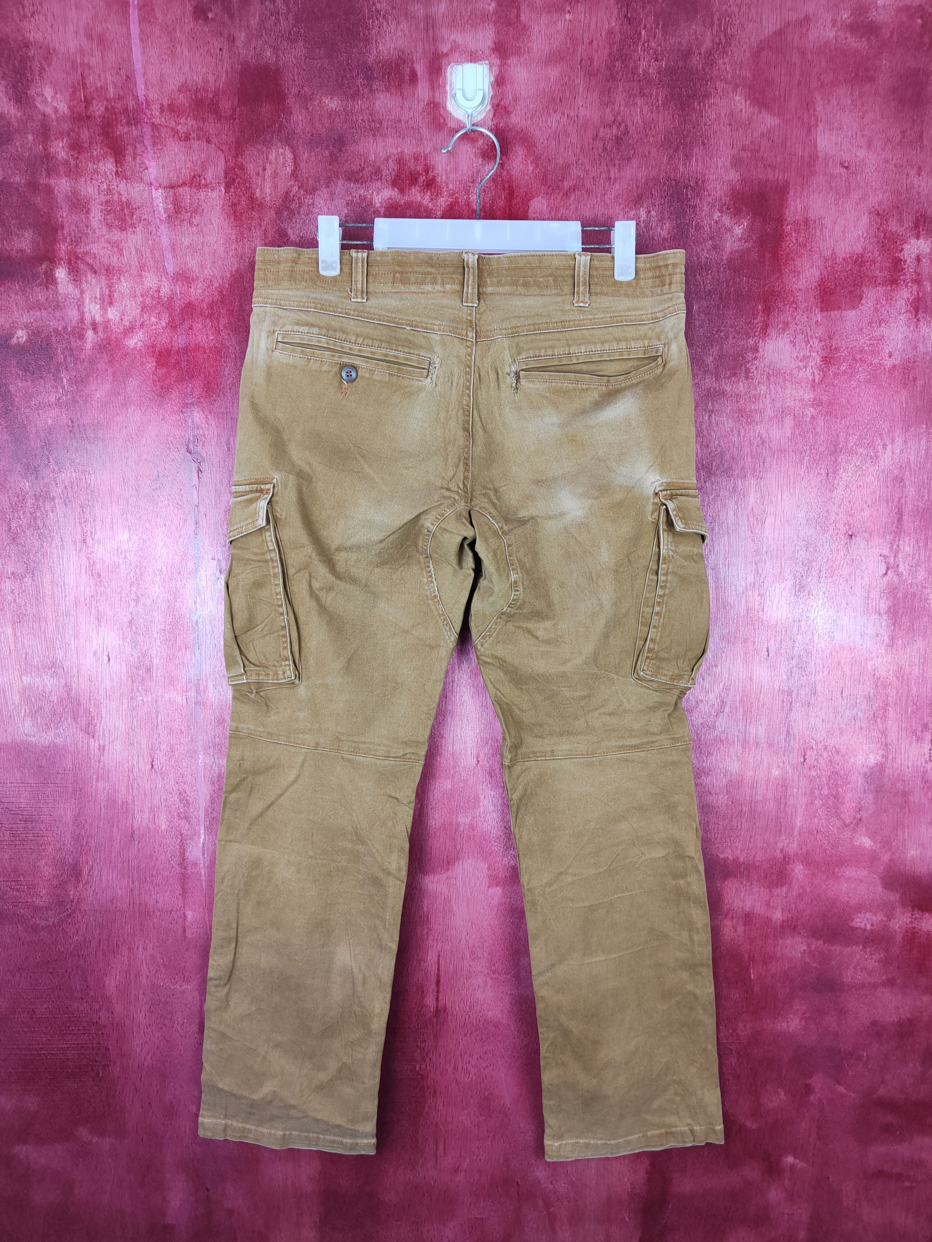 Japanese Brand × Vintage Geride Brown Multi Pocket Tactical Cargo Pants #5317 Size US 33 - 7 Thumbnail