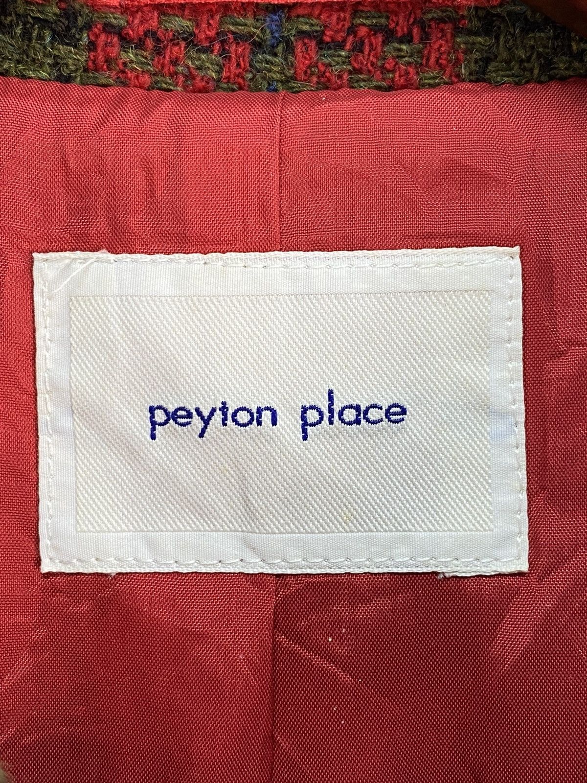 Peyton Place Red Tartan Long Jacket