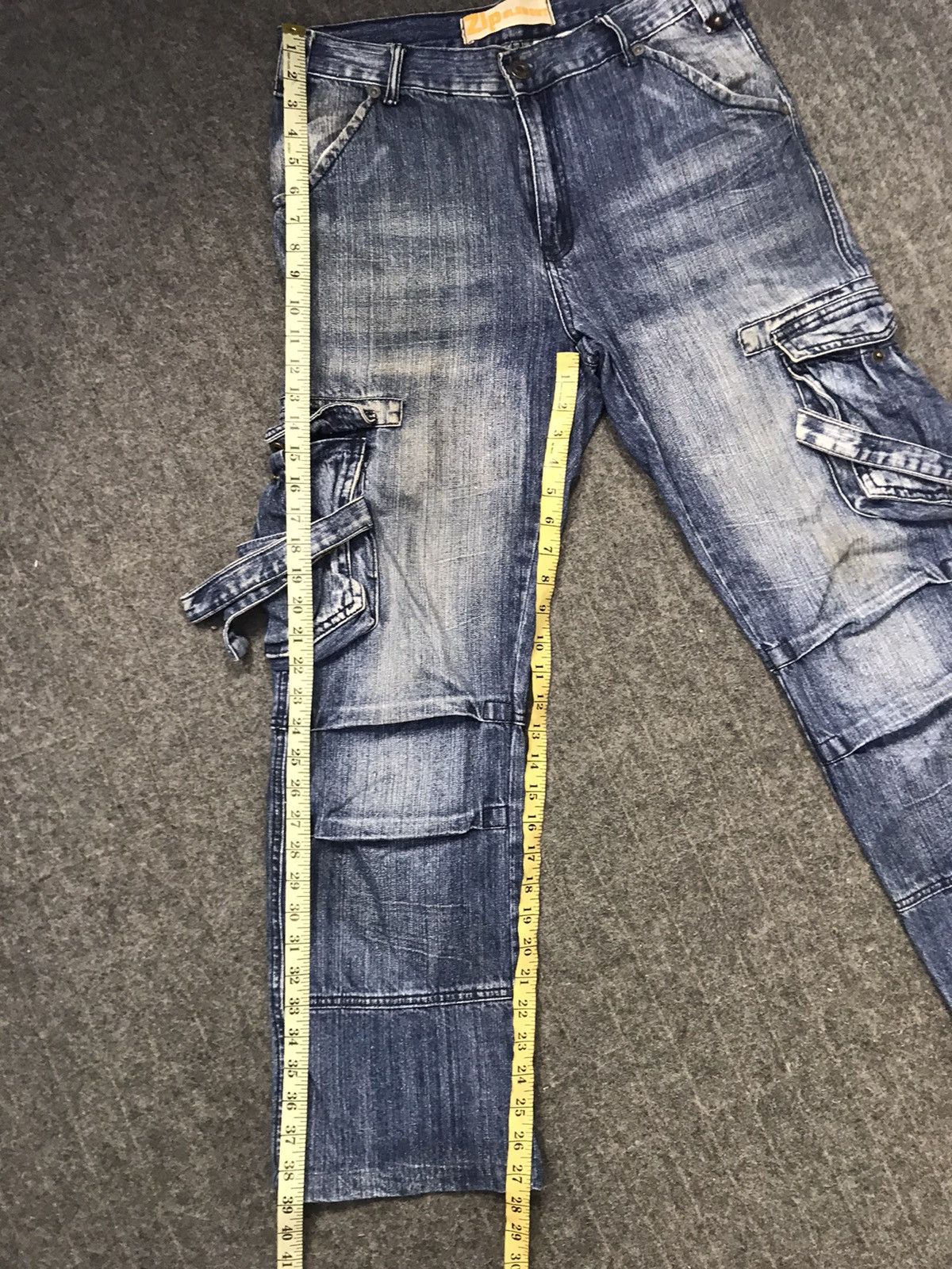 Element Zip Element Anime Denim Cargo Pant Double Knee Tactical Size US 31 - 11 Thumbnail