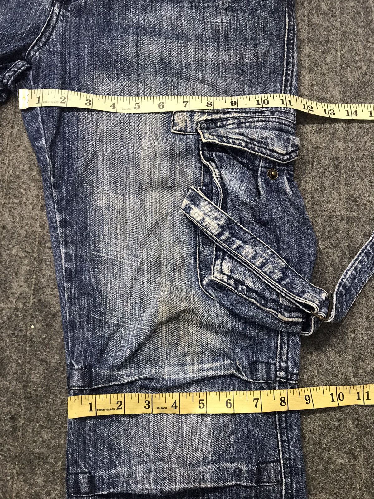 Element Zip Element Anime Denim Cargo Pant Double Knee Tactical Size US 31 - 12 Thumbnail