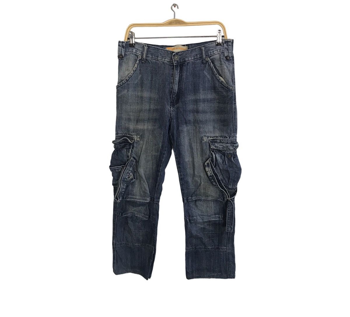 Element Zip Element Anime Denim Cargo Pant Double Knee Tactical Size US 31 - 1 Thumbnail