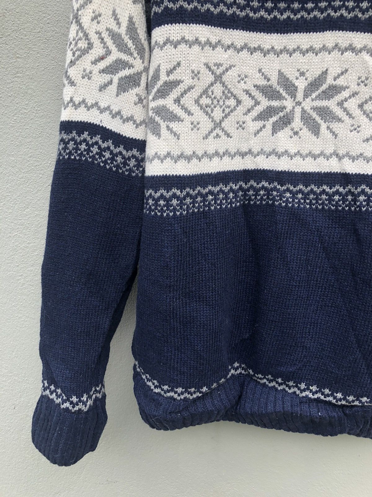 Aran Isles Knitwear Vintage Unbranded Zipper Ups Hoodie Knitwear Jacket Size US M / EU 48-50 / 2 - 7 Thumbnail