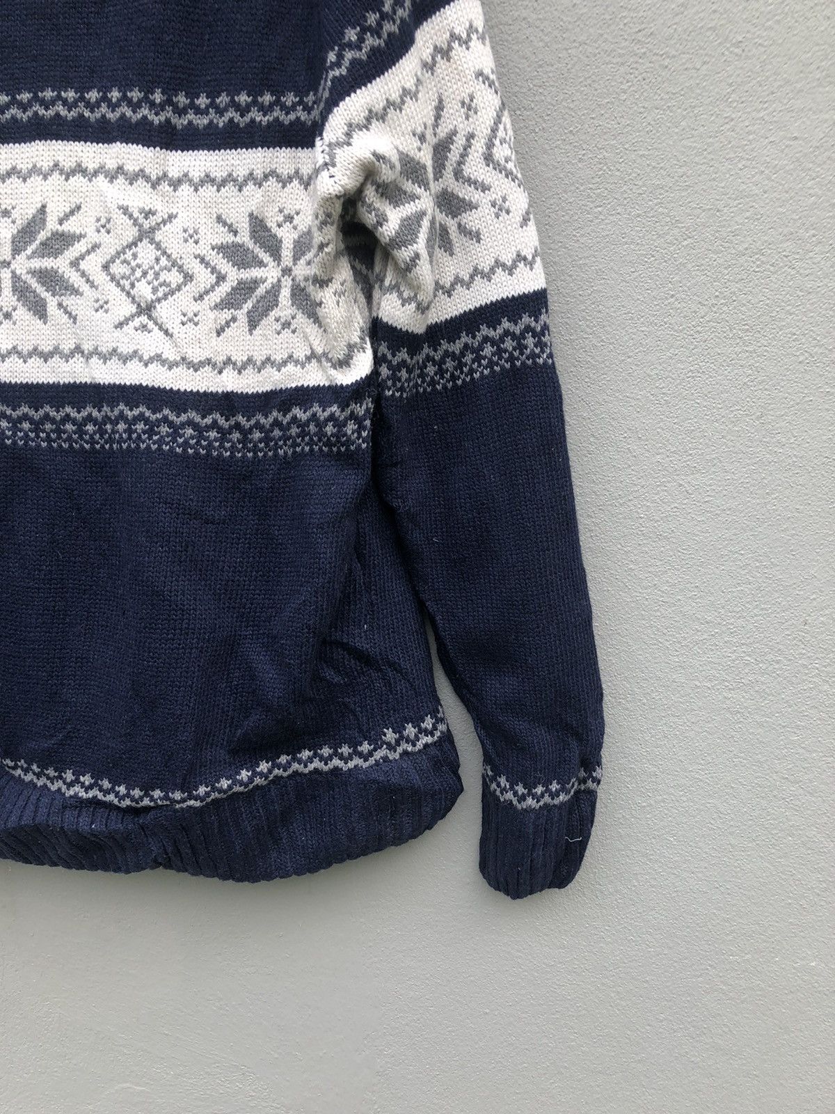 Aran Isles Knitwear Vintage Unbranded Zipper Ups Hoodie Knitwear Jacket Size US M / EU 48-50 / 2 - 6 Thumbnail