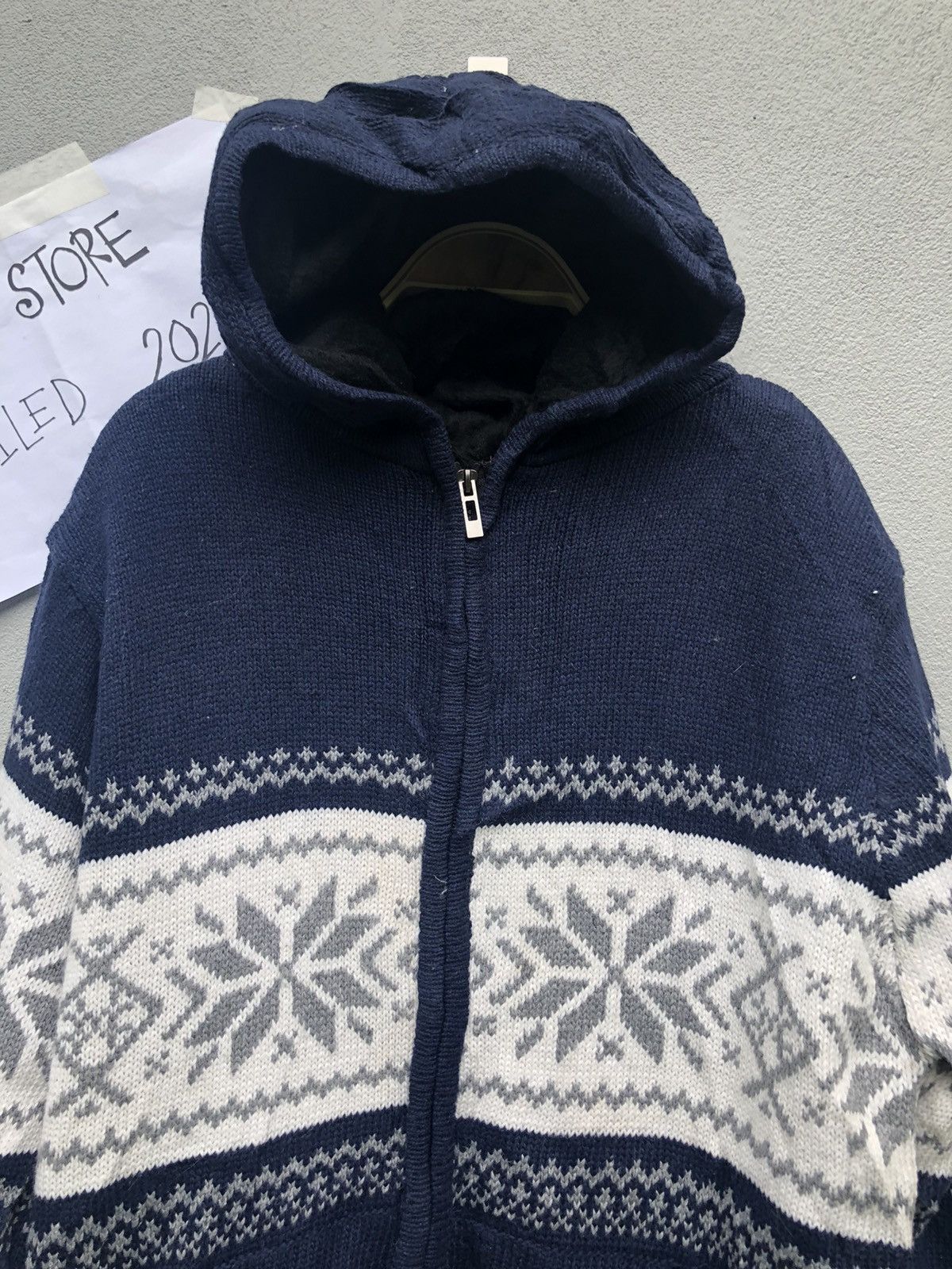 Aran Isles Knitwear Vintage Unbranded Zipper Ups Hoodie Knitwear Jacket Size US M / EU 48-50 / 2 - 4 Thumbnail
