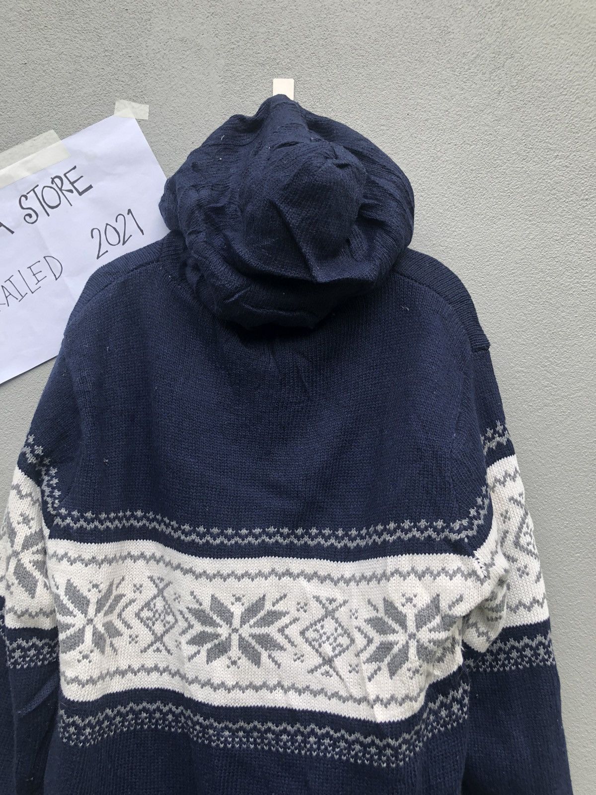 Aran Isles Knitwear Vintage Unbranded Zipper Ups Hoodie Knitwear Jacket Size US M / EU 48-50 / 2 - 8 Thumbnail