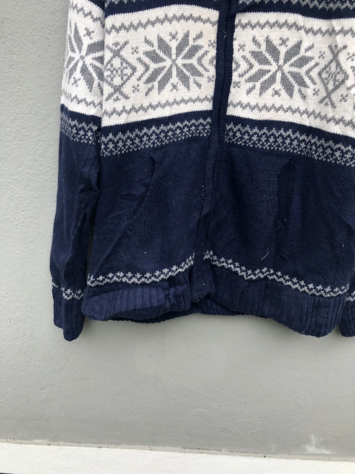 Aran Isles Knitwear Vintage Unbranded Zipper Ups Hoodie Knitwear Jacket Size US M / EU 48-50 / 2 - 3 Thumbnail