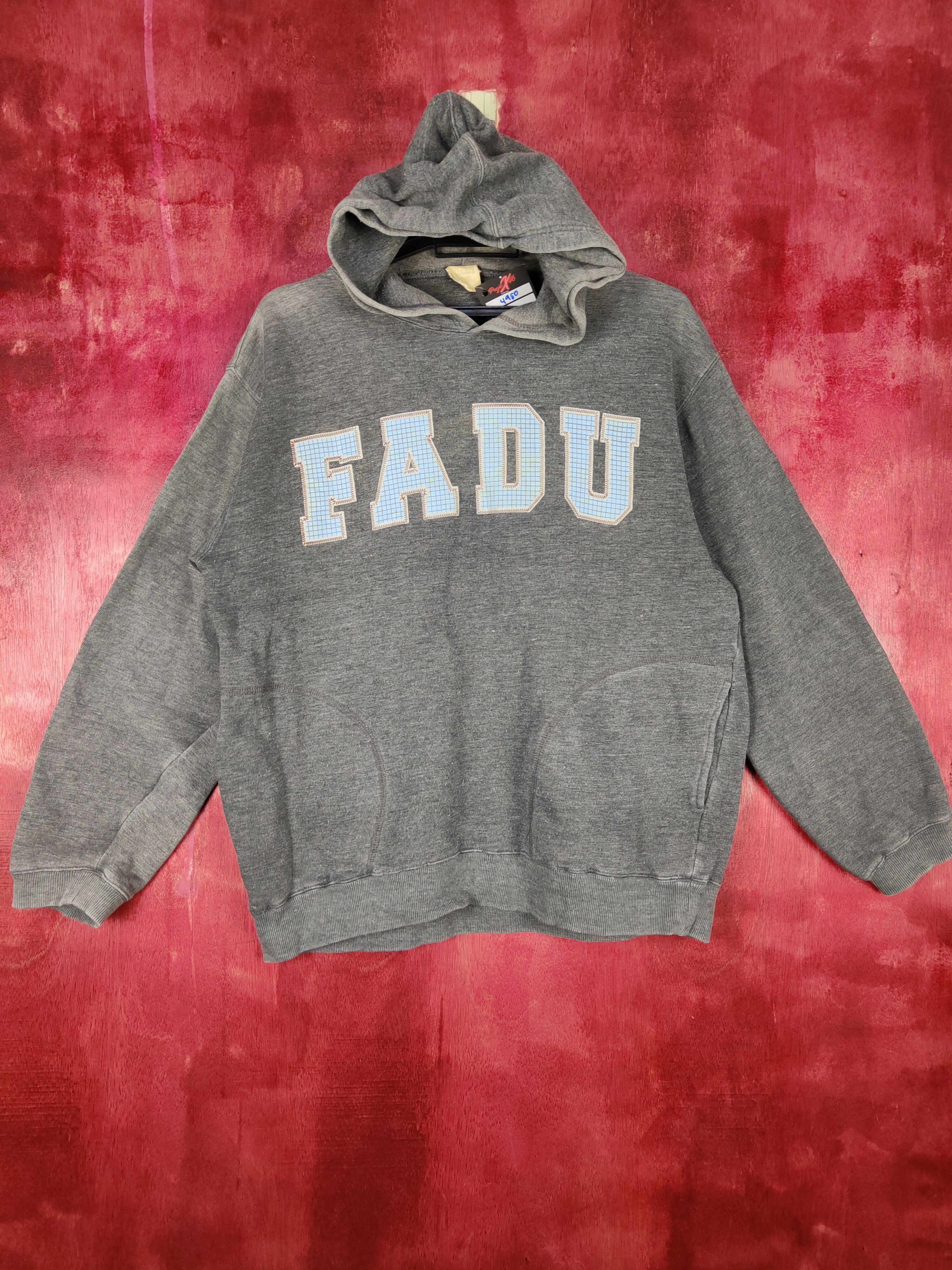 Japanese Brand Fadu rapper hip hop faded Gray Sweatshirt #4950 Size US M / EU 48-50 / 2 - 1 Thumbnail