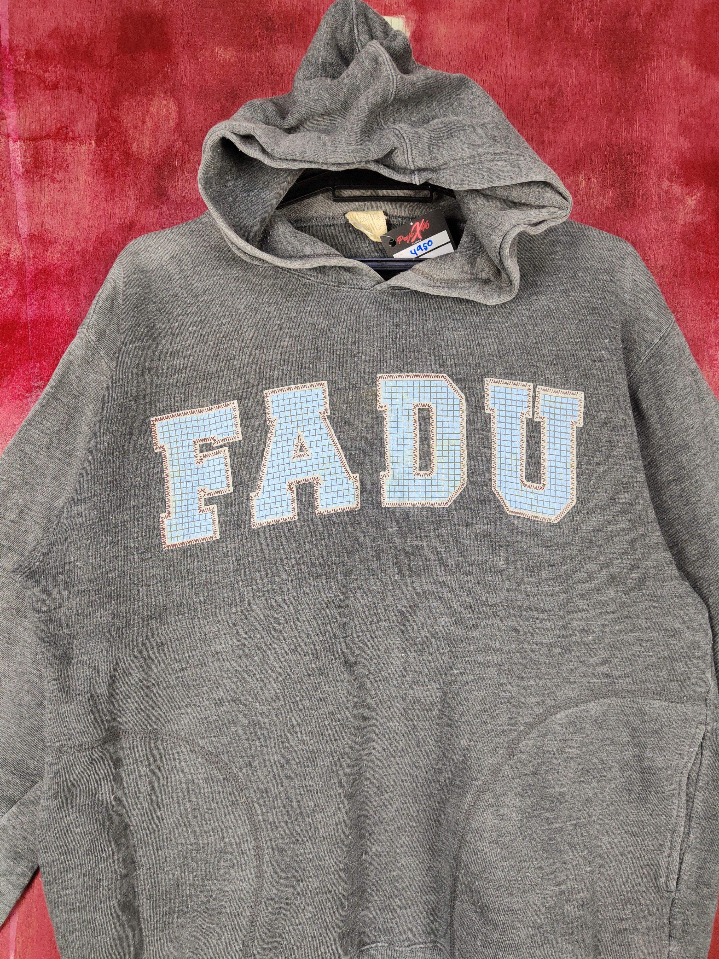 Japanese Brand Fadu rapper hip hop faded Gray Sweatshirt #4950 Size US M / EU 48-50 / 2 - 2 Thumbnail