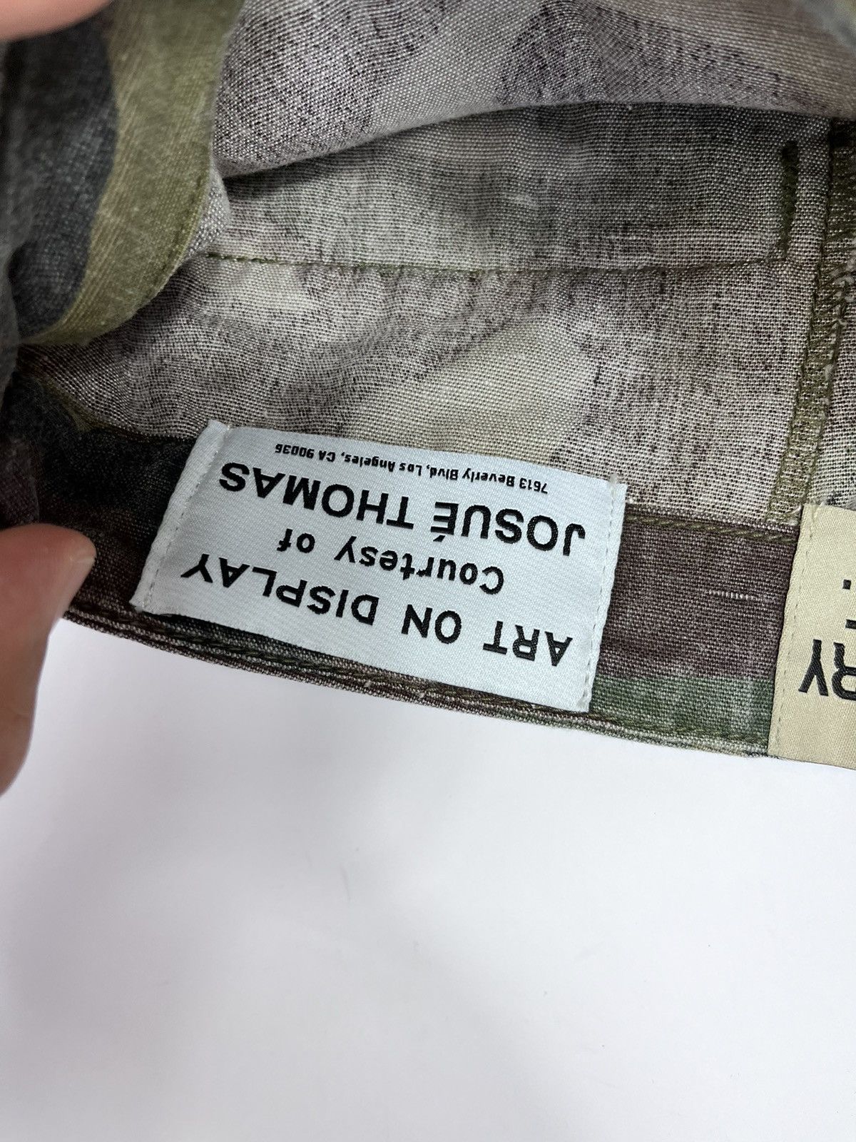Gallery Dept. CAMO PAINT DISTRESSED FLARE CARGO PANTS Size US 30 / EU 46 - 14 Thumbnail