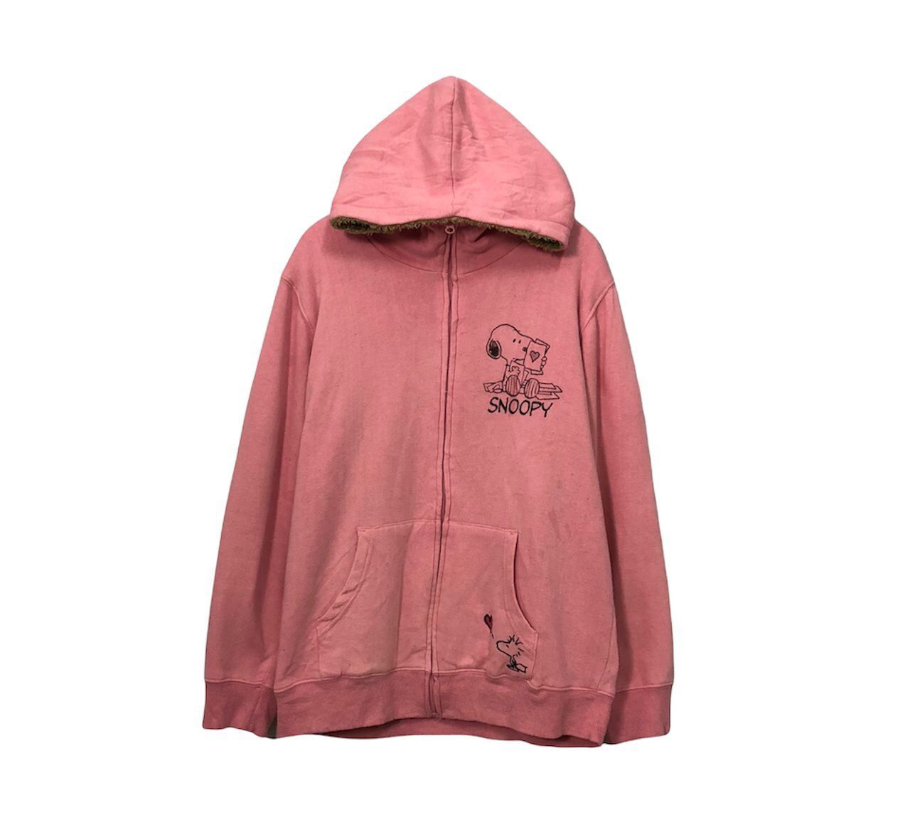 Cartoon Network Vintage Peanuts Snoopy Zipper Ups Big Logo Hoodie Jacket Size US M / EU 48-50 / 2 - 2 Thumbnail
