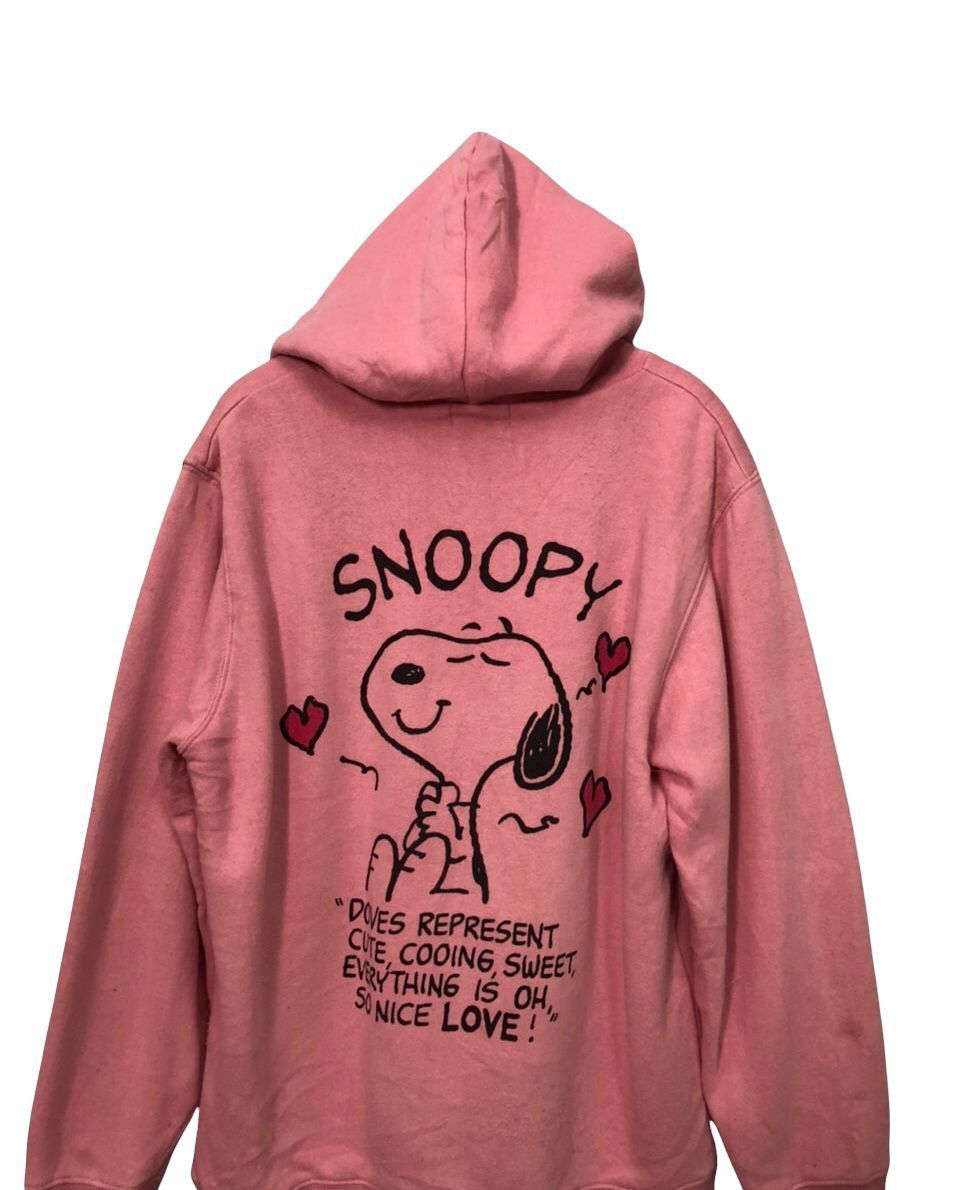 Cartoon Network Vintage Peanuts Snoopy Zipper Ups Big Logo Hoodie Jacket Size US M / EU 48-50 / 2 - 10 Thumbnail