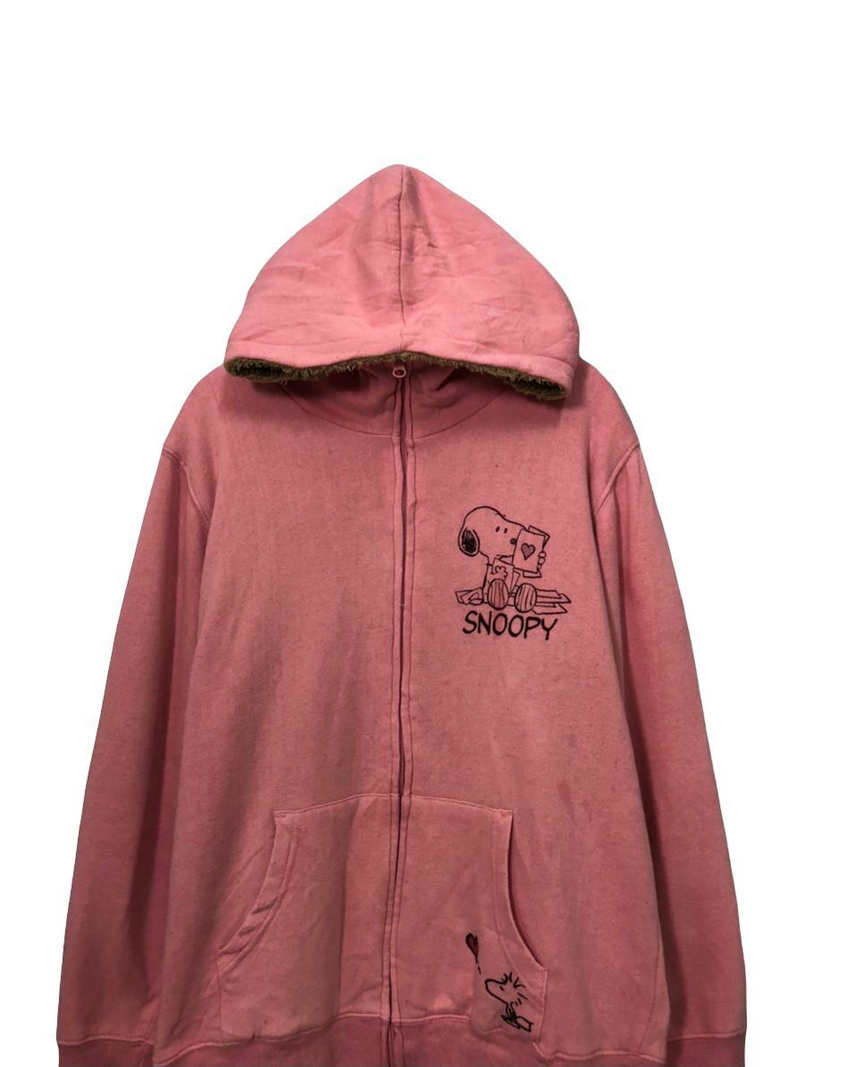 Cartoon Network Vintage Peanuts Snoopy Zipper Ups Big Logo Hoodie Jacket Size US M / EU 48-50 / 2 - 5 Thumbnail