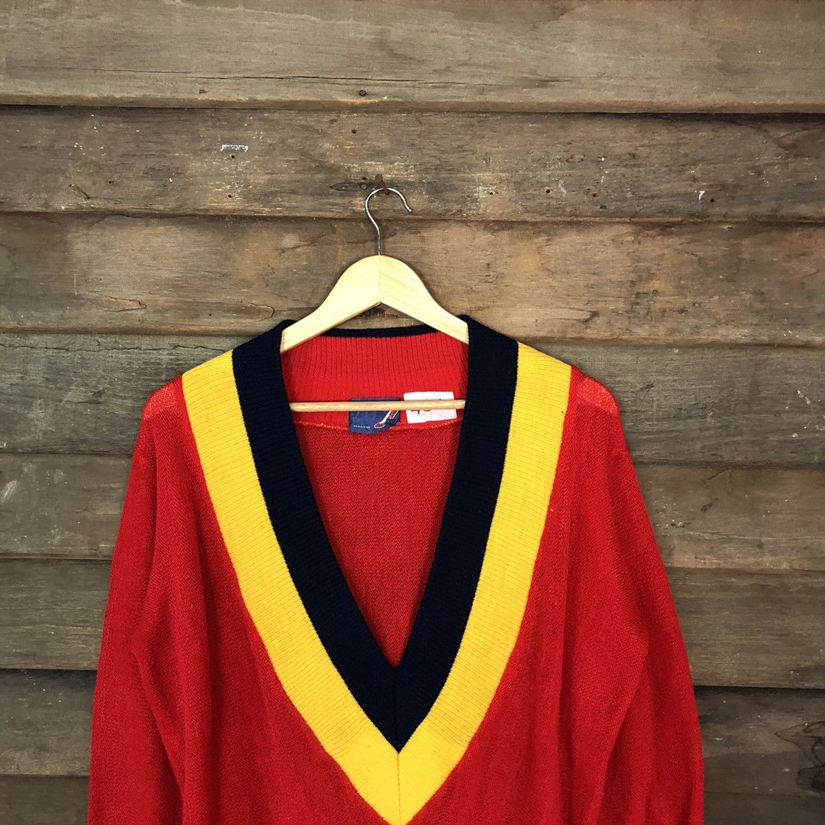 Vintage Fresh Box japan Red Knitwear sweatshirt #4021 Size L / US 10 / IT 46 - 2 Thumbnail