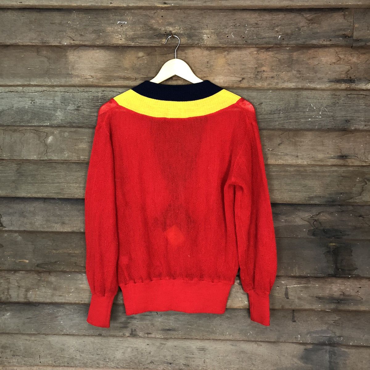 Vintage Fresh Box japan Red Knitwear sweatshirt #4021 Size L / US 10 / IT 46 - 9 Thumbnail