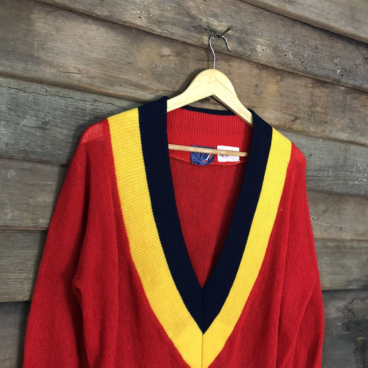 Vintage Fresh Box japan Red Knitwear sweatshirt #4021 Size L / US 10 / IT 46 - 6 Thumbnail
