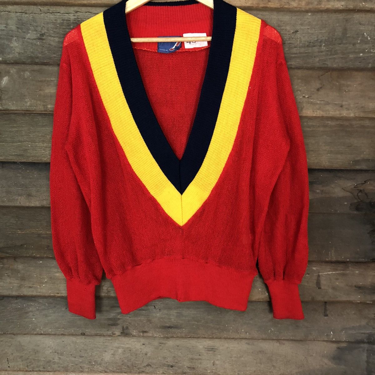 Vintage Fresh Box japan Red Knitwear sweatshirt #4021 Size L / US 10 / IT 46 - 3 Thumbnail