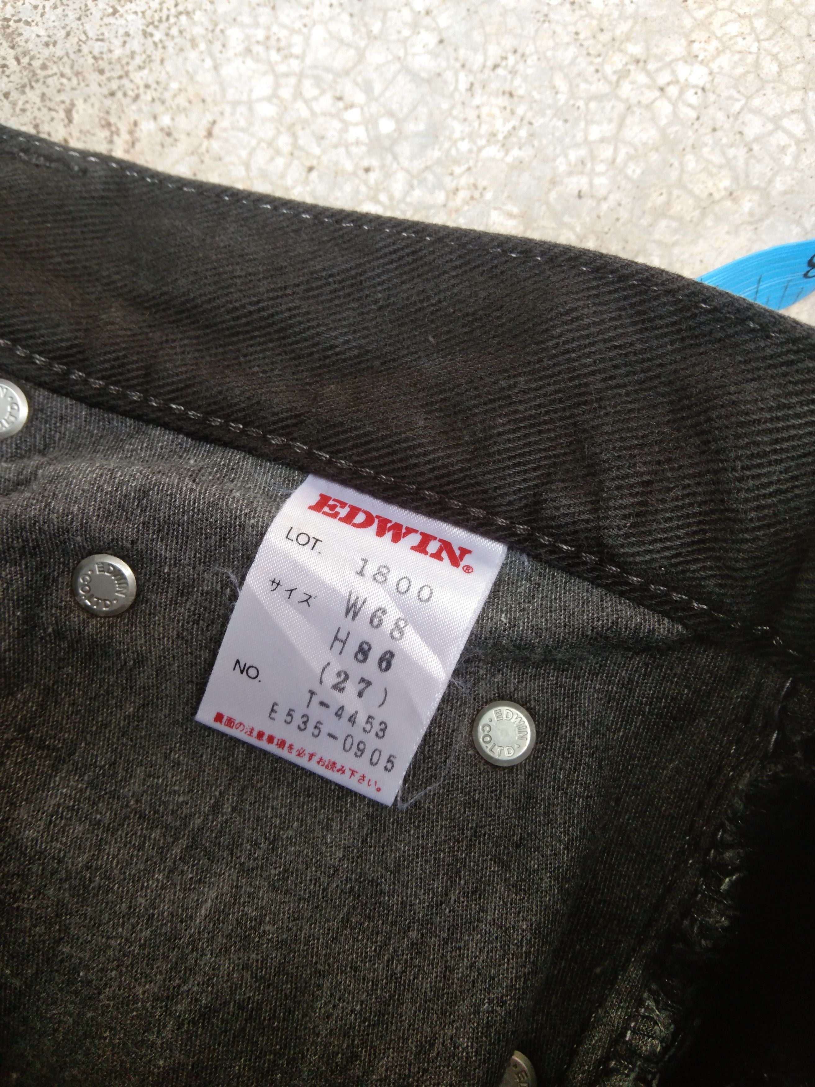 Japanese Brand Vintage Flared Distressed Edwin Boot Cut Jeans 27x32 Size US 27 - 9 Thumbnail