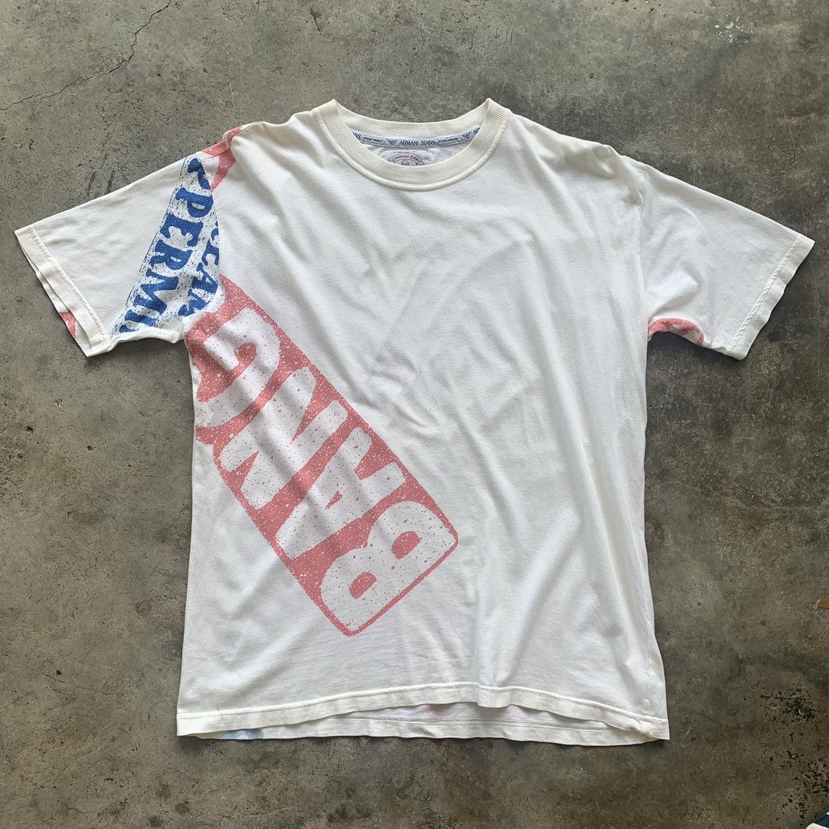 Giorgio Armani Giorgio Armani vintage white tshirt tee Size US S / EU 44-46 / 1 - 8 Thumbnail
