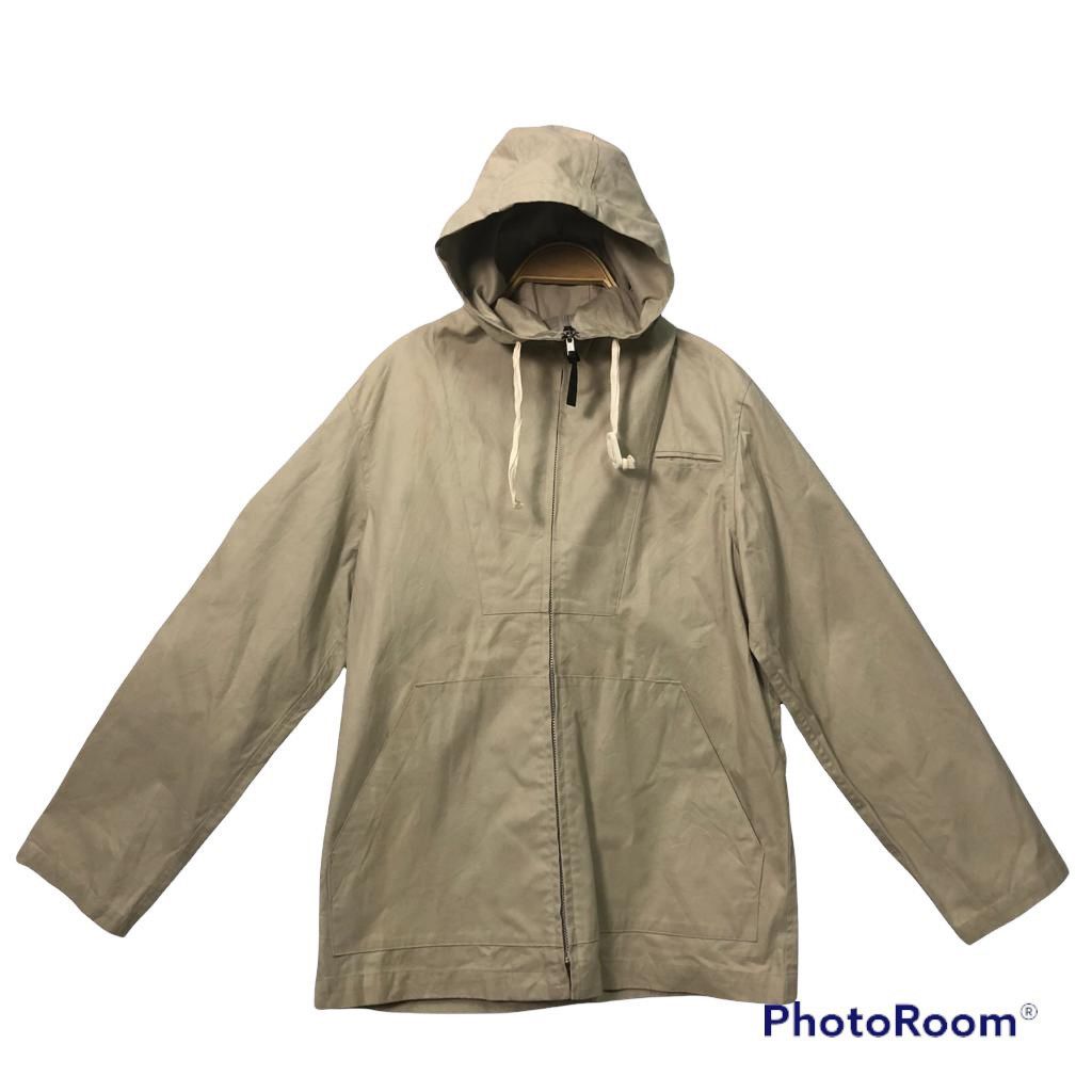 image of Archival Clothing x Vintage Vetement Teint Zipper Ups Hoodie Jacket in Cream, Men's (Size Medium)