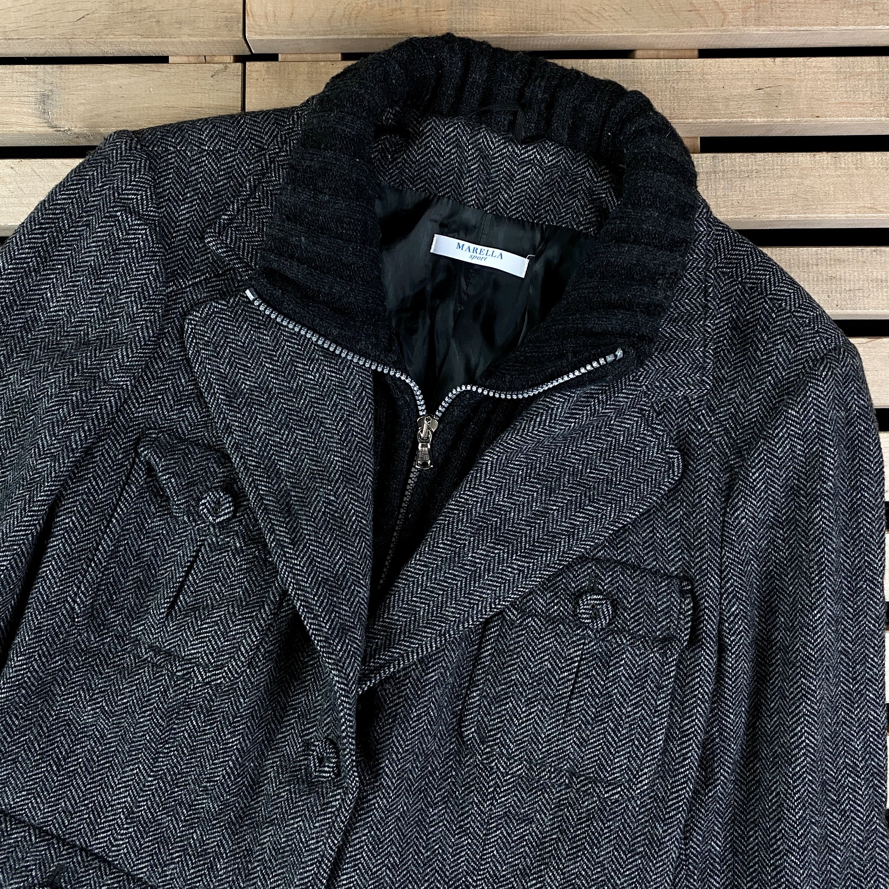 Marella × Max Mara Womens Blazer Coat Jacket Marella Sport Max Mara Size US 12 Size XL / US 12-14 / IT 48-50 - 2 Thumbnail