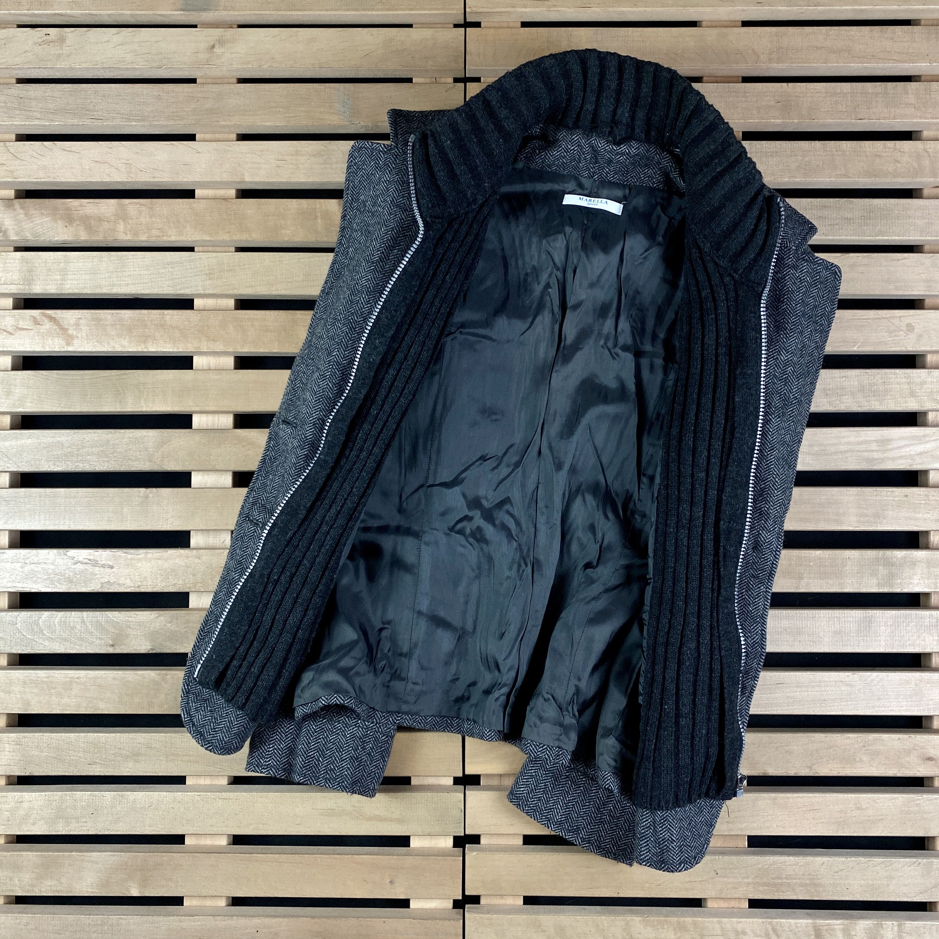 Marella × Max Mara Womens Blazer Coat Jacket Marella Sport Max Mara Size US 12 Size XL / US 12-14 / IT 48-50 - 4 Thumbnail