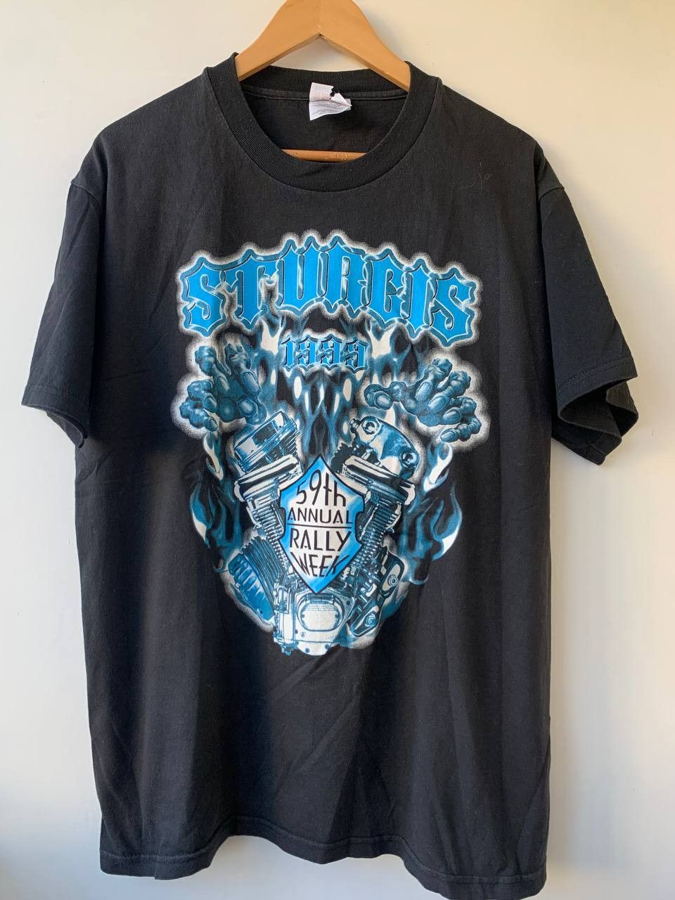 Harley Davidson × Vintage 1999 Sturgis 59 Th Annual Week Size US L / EU 52-54 / 3 - 1 Thumbnail