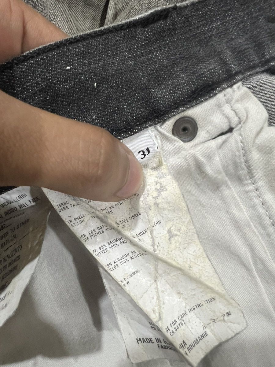 Prada GRAIL🔥Prada Milano Black Wash Button Fly Tapered Slim Denim Size US 32 / EU 48 - 15 Thumbnail