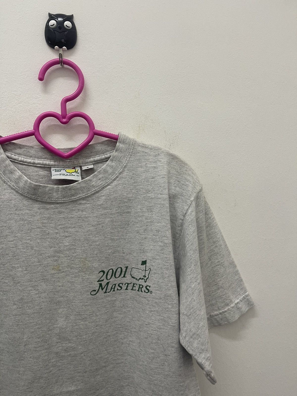 The Masters Rare Vintage MASTERS 2001 Golf with Champions Name Tee Size US S / EU 44-46 / 1 - 4 Thumbnail