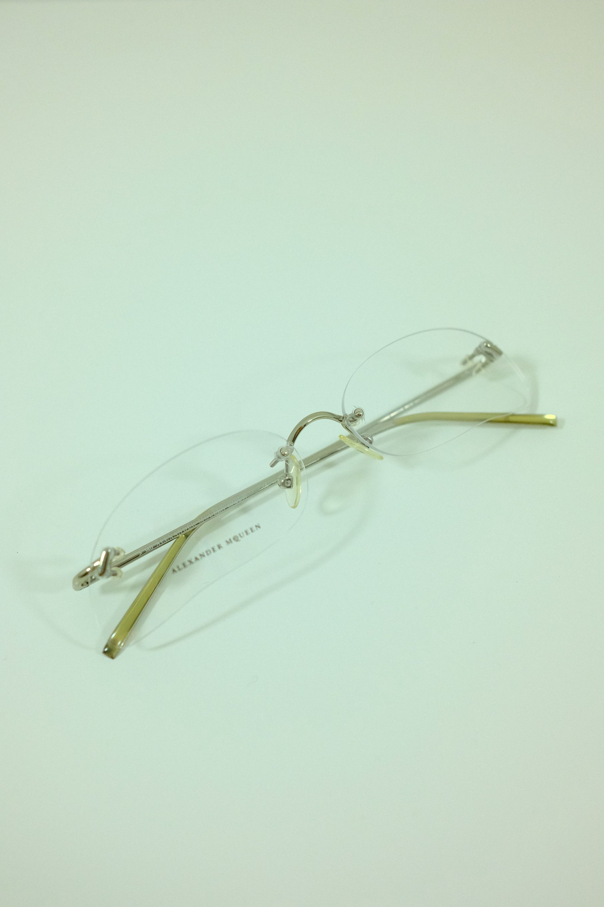 Alexander McQueen Alexander McQueen FW2000 Irregular Shape Glasses Size ONE SIZE - 4 Thumbnail