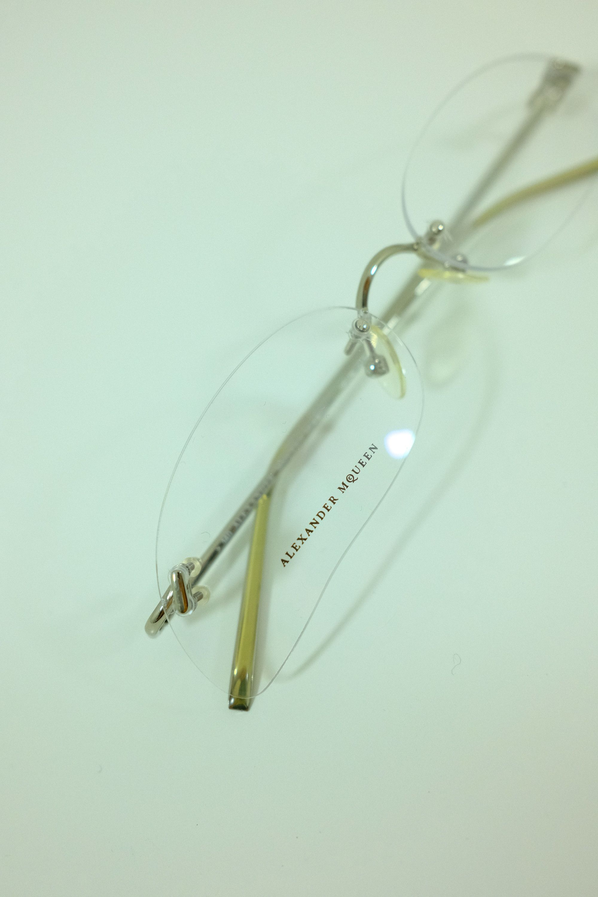 Alexander McQueen Alexander McQueen FW2000 Irregular Shape Glasses Size ONE SIZE - 1 Thumbnail