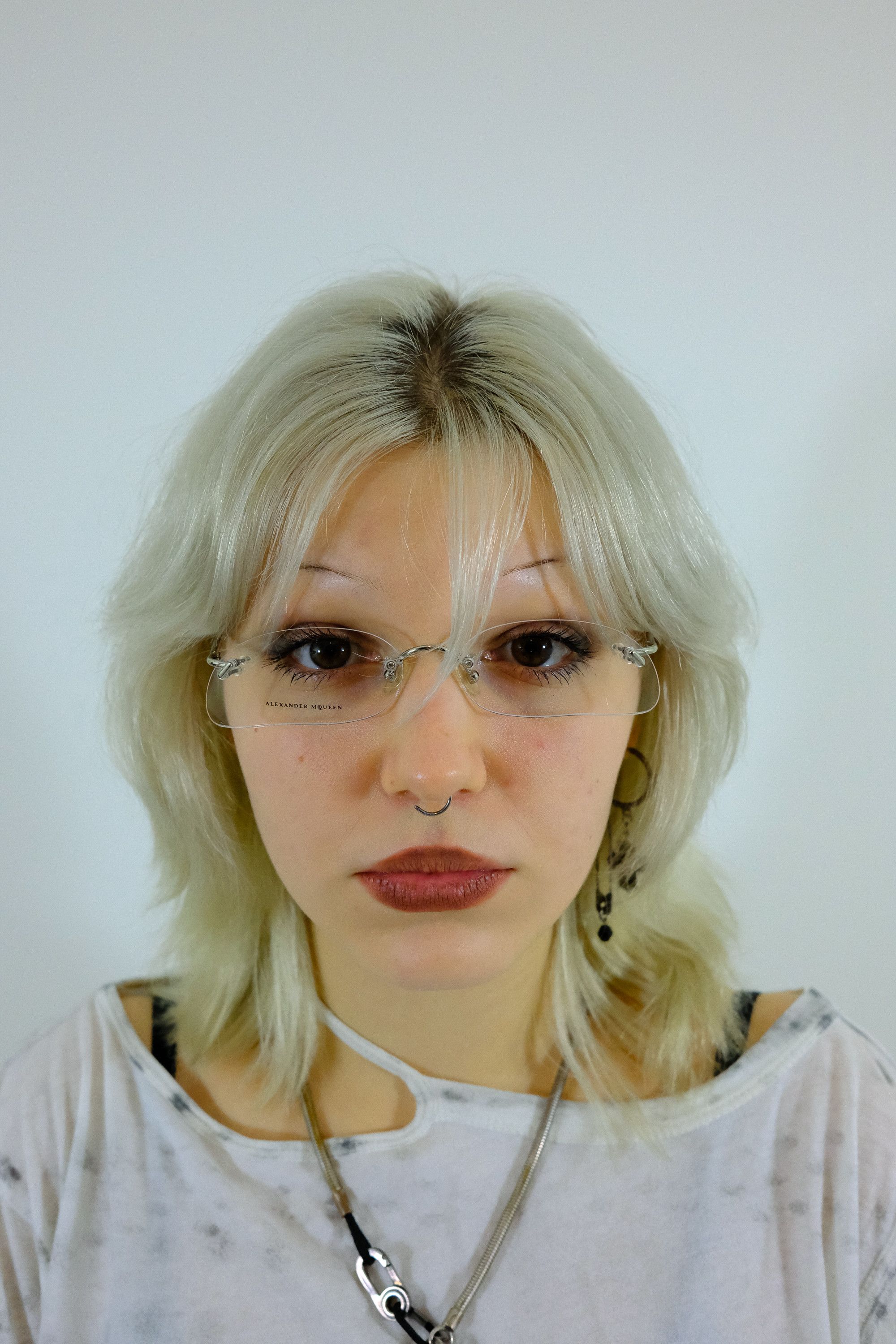 Alexander McQueen Alexander McQueen FW2000 Irregular Shape Glasses Size ONE SIZE - 5 Thumbnail