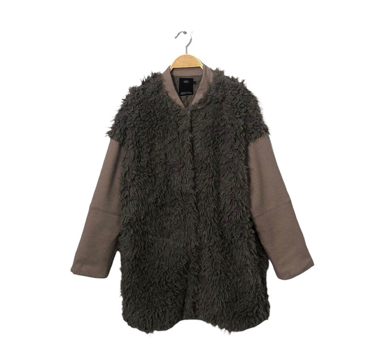 Japanese Brand Vintage Azul By Moussy Button Ups Soft Fur Fashion Jacket Size US L / EU 52-54 / 3 - 1 Thumbnail